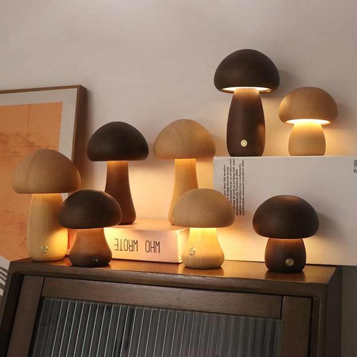 Velusure GlowCap™ Wooden Night Light
