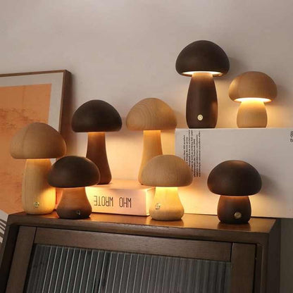 Velusure GlowCap™ Wooden Night Light