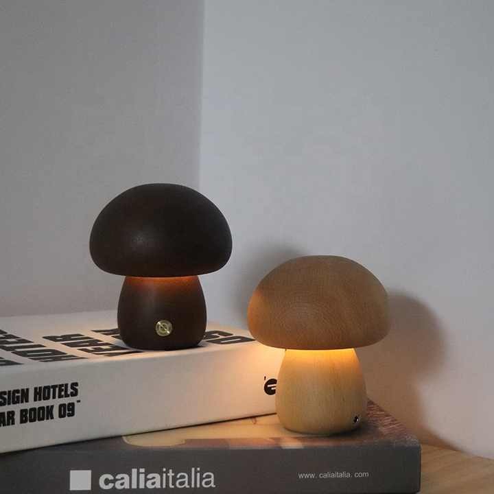 Velusure GlowCap™ Wooden Night Light
