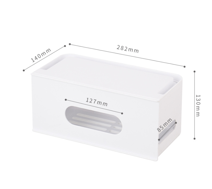 Velusure TidyBox™ Cable & Power Strip Organizer