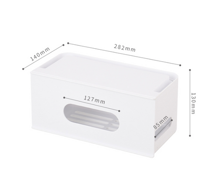 Velusure TidyBox™ Cable & Power Strip Organizer