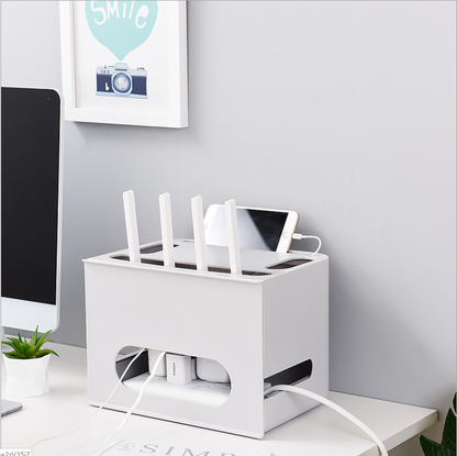 Velusure TidyBox™ Cable & Power Strip Organizer